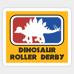 Dinosaur Roller Derby Sticker